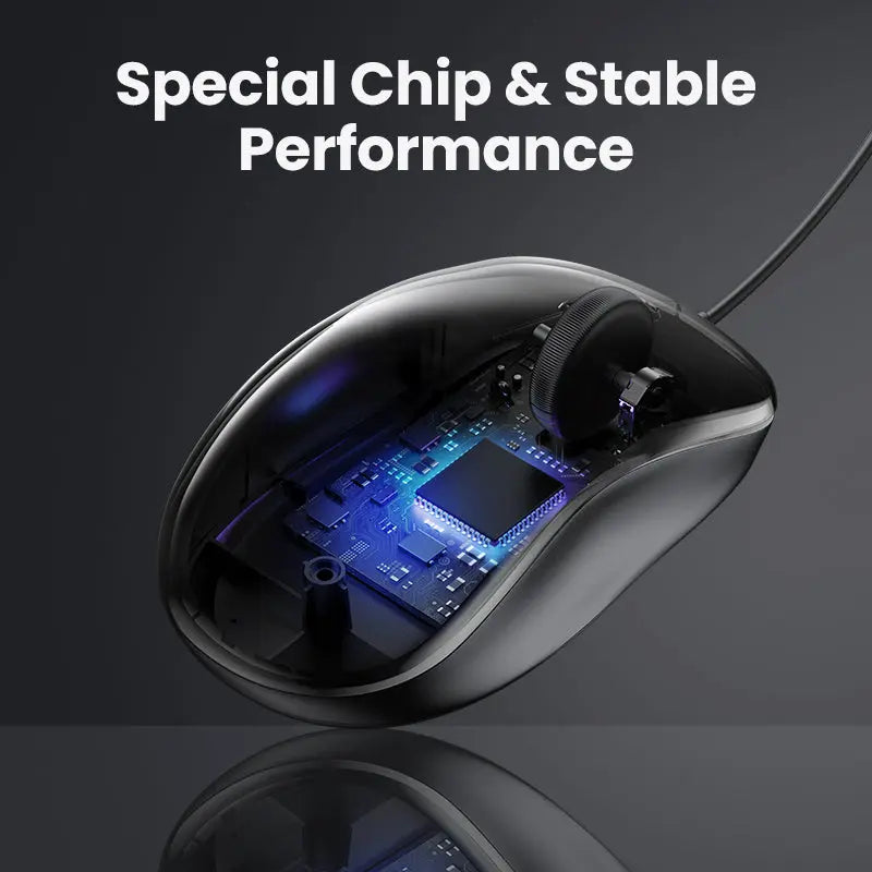 GREEN USB Wired Optical Mouse 3 Button 1200DPI 1.5M Cable Computer Mouse Laptop Desktop PC Gaming Office Mouse 90789 Ugreen