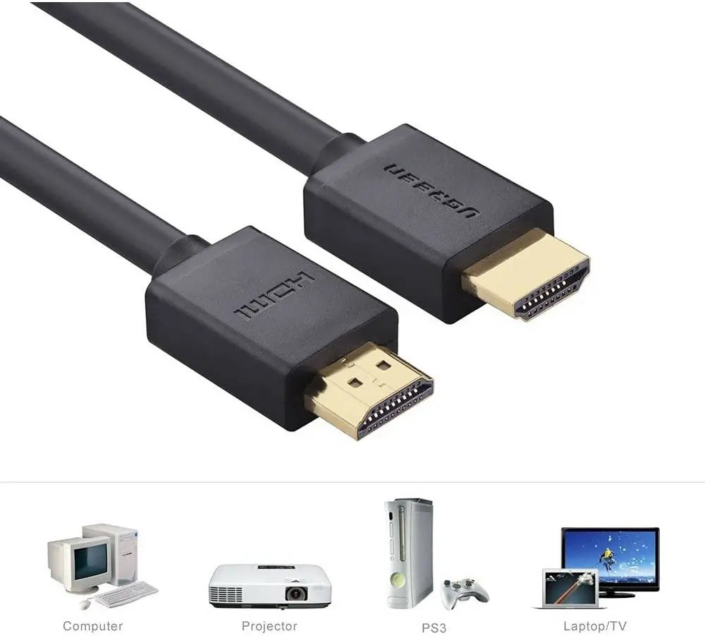 UGREEN HDMI Cable 20M High Speed Ethernet Full Copper HD Video Audio Cord PC Laptop Monitor TV Gaming Console Cable (10112)