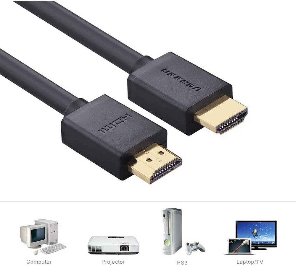UGREEN HDMI Cable 20M High Speed Ethernet Full Copper HD Video Audio Cord PC Laptop Monitor TV Gaming Console Cable (10112) Ugreen