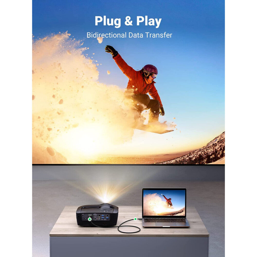 UGREEN HDMI to DVI Cable 2M Bi-Directional DVI-D 24+1 1080P Full HD Monitor Projector Graphics Card (10135) Ugreen