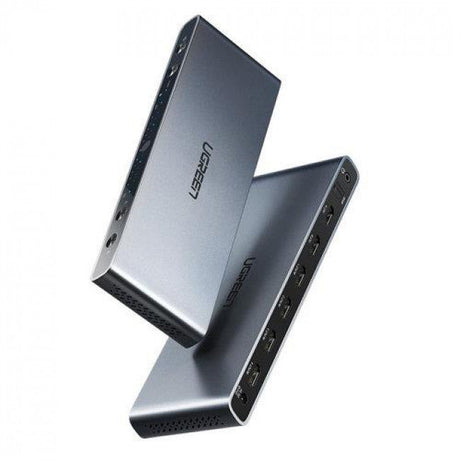 UGREEN 4x2 HDMI Matrix Switch 4 In 2 Out 4K@60Hz HDMI Switch Box Audio Optical 3.5mm ABS Case Multiple Display Splitter 70435 Ugreen