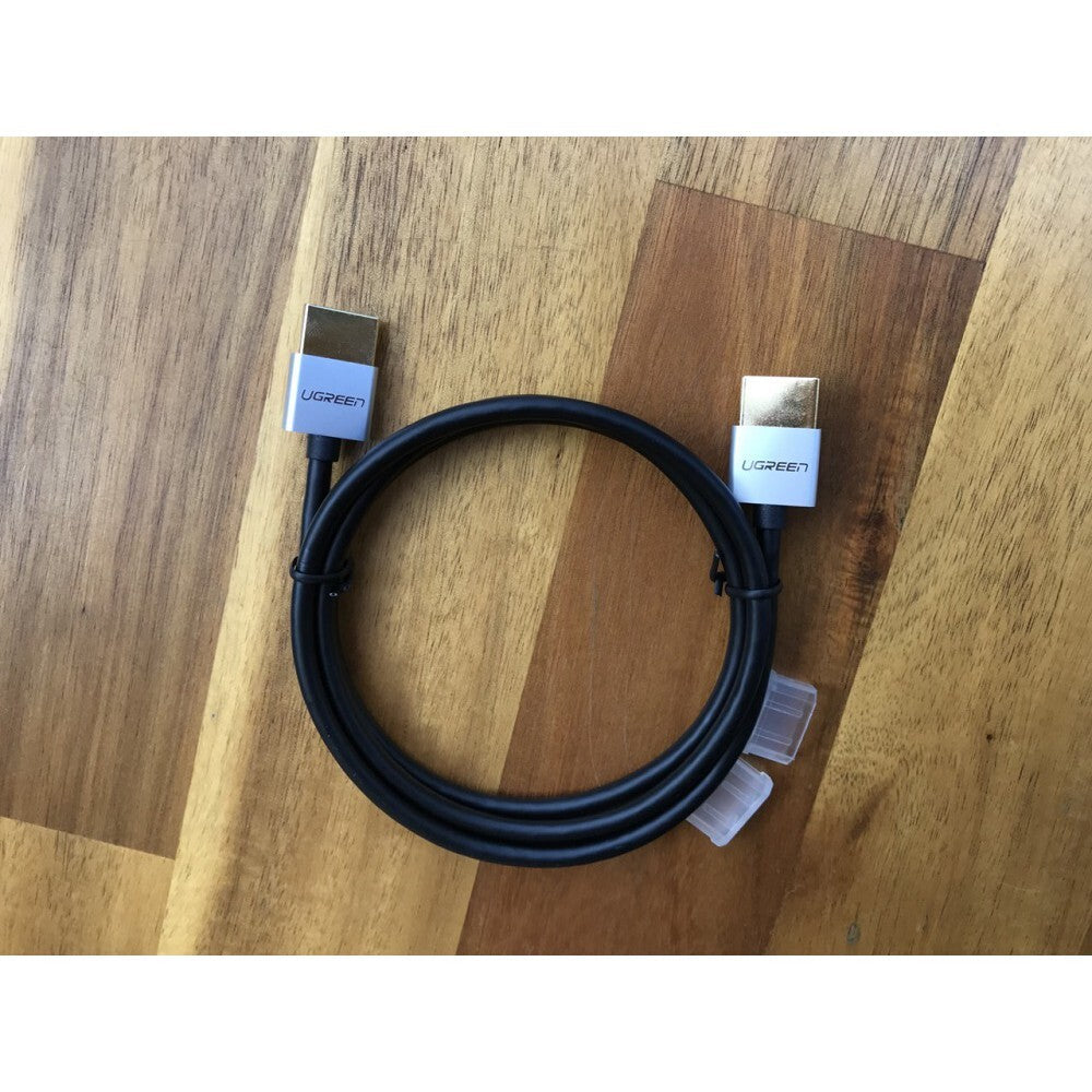 UGREEN 1M HDMI 2.0 Cable Male to Male Zinc Alloy 4K@60Hz 18Gbps HDR 3D Ethernet PS5 PS4 Xbox Nintendo Switch Apple TV Silver 30476 Ugreen