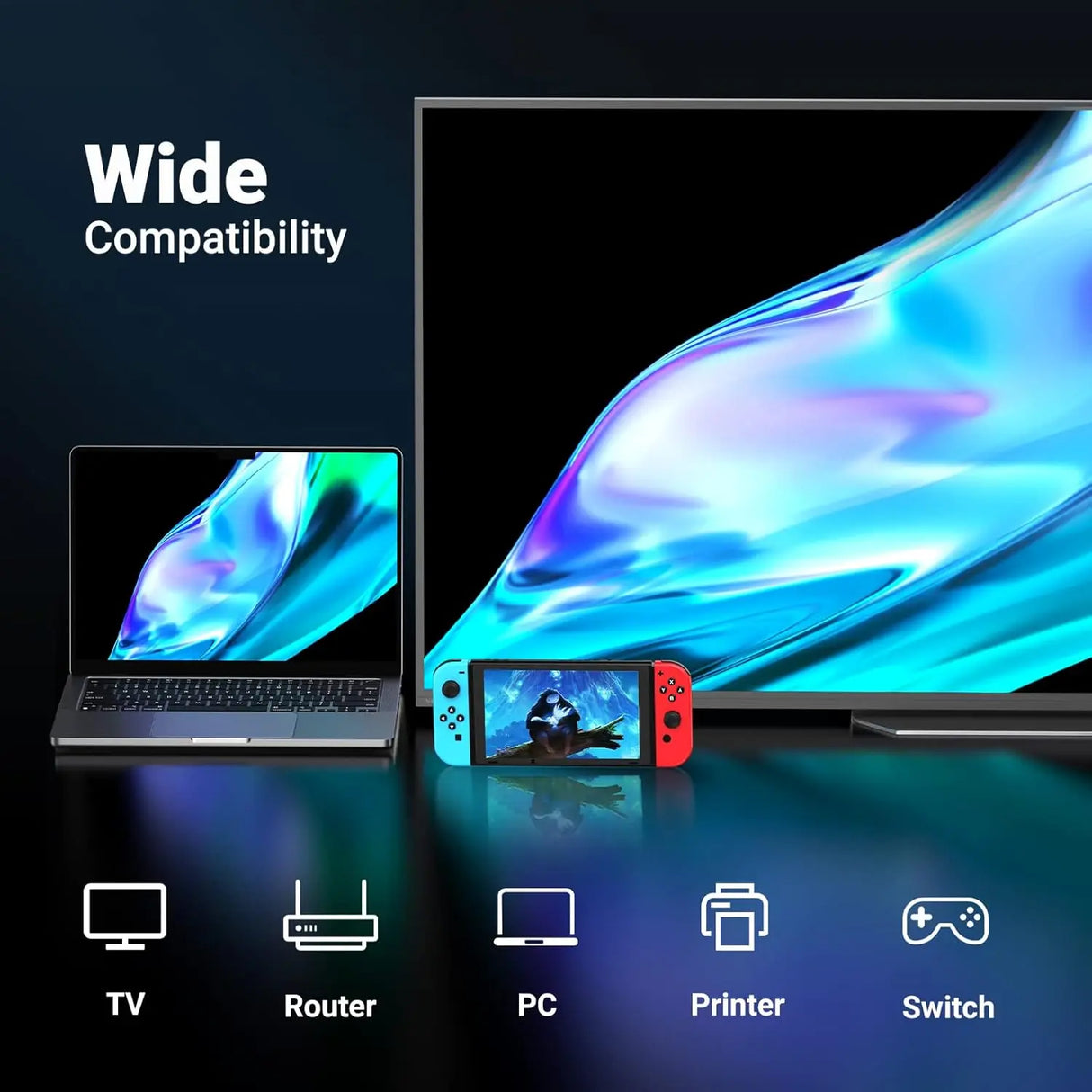 UGREEN Ethernet Extender 10Gbps Coupler Cat8 Cat7 Cat6 Cat5 Cable 328ft Long Distance Aluminum Alloy Shell Space Grey (15117) Ugreen India