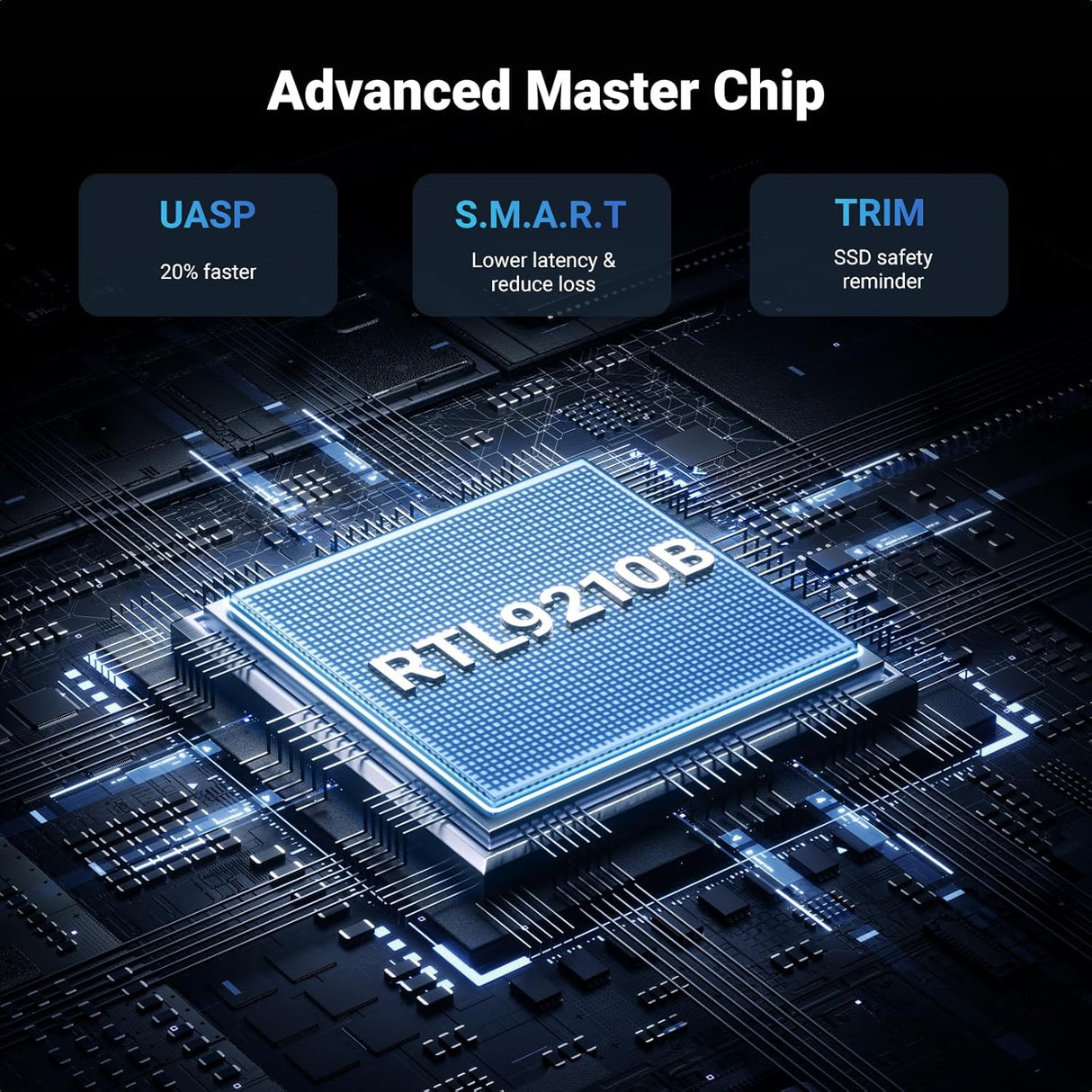 UGREEN M.2 NVMe SATA SSD Enclosure 10Gbps USB 3.2 Gen 2 M Key B Key External Case UASP Trim 2230 2242 2260 2280 (15813) Ugreen