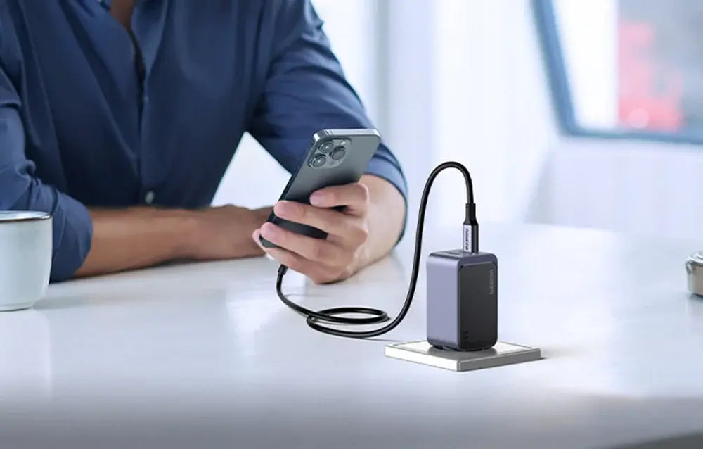 UGREEN Nexode S 65W GaN Fast Charger 3-Port USB-C Wall Charger 2 USB-C PD 1 USB-A MacBook iPhone 15 Galaxy iPad (35042) Ugreen