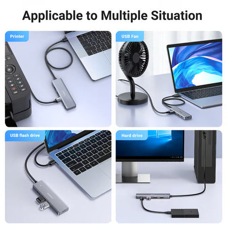 UGREEN 5-in-1 USB-C Hub 4 USB-A Ports 100W PD Charging 5Gbps Data Transfer MacBook iPad Pro Laptop Chromebook 15920 Ugreen