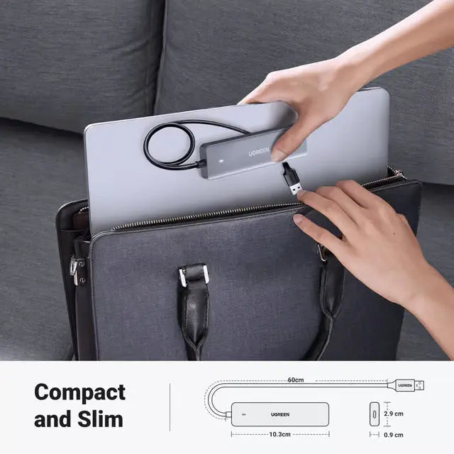 UGREEN 5-in-1 USB-C Hub 4 USB-A Ports 100W PD Charging 5Gbps Data Transfer MacBook iPad Pro Laptop Chromebook 15920 Ugreen