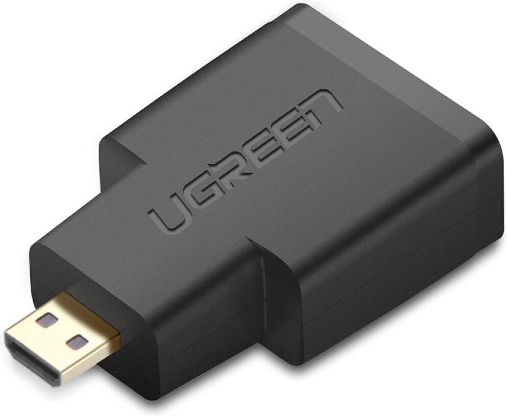 UGREEN Micro HDMI to HDMI Adapter Male to Female Converter Camera Tablet Graphics Card HDTV Projector Video 20106 Ugreen