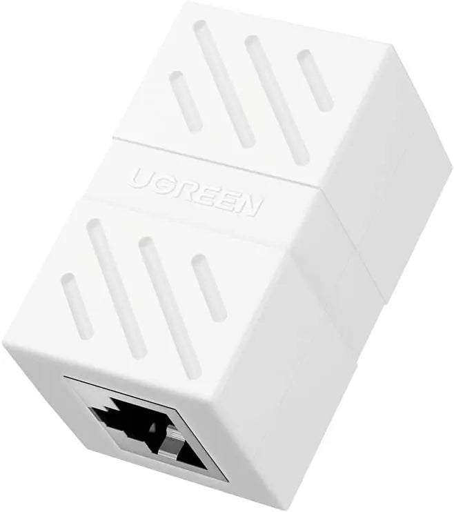 UGREEN RJ45 Ethernet Coupler Female to Female Cat5e Cat6 Cat7 10Gbps Compact Keystone Connector Nickel Plated (20311) Ugreen