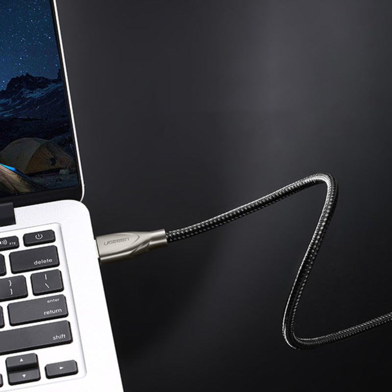 UGREEN 3M HDMI 2.0 Cable 4K@60Hz High Speed Braided Cord Carbon Fiber Connectors for PS5 Xbox Monitor TV Projector Laptop Black(50109) Ugreen