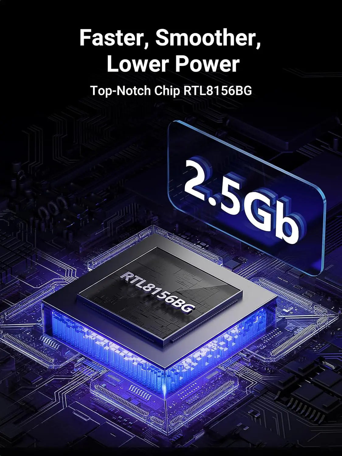 UGREEN USB to Ethernet Adapter 2.5Gb Aluminum USB 3.0 RJ45 Network LAN Dongle Laptop MacBook Air Pro XPS Windows (25051) Ugreen