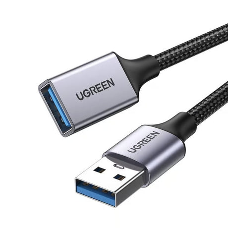 UGREEN 5M USB 3.0 Extension Cable Male to Female Nylon Braided 5Gbps Keyboard Mouse Hub Flash Drive Webcam 25285 Ugreen