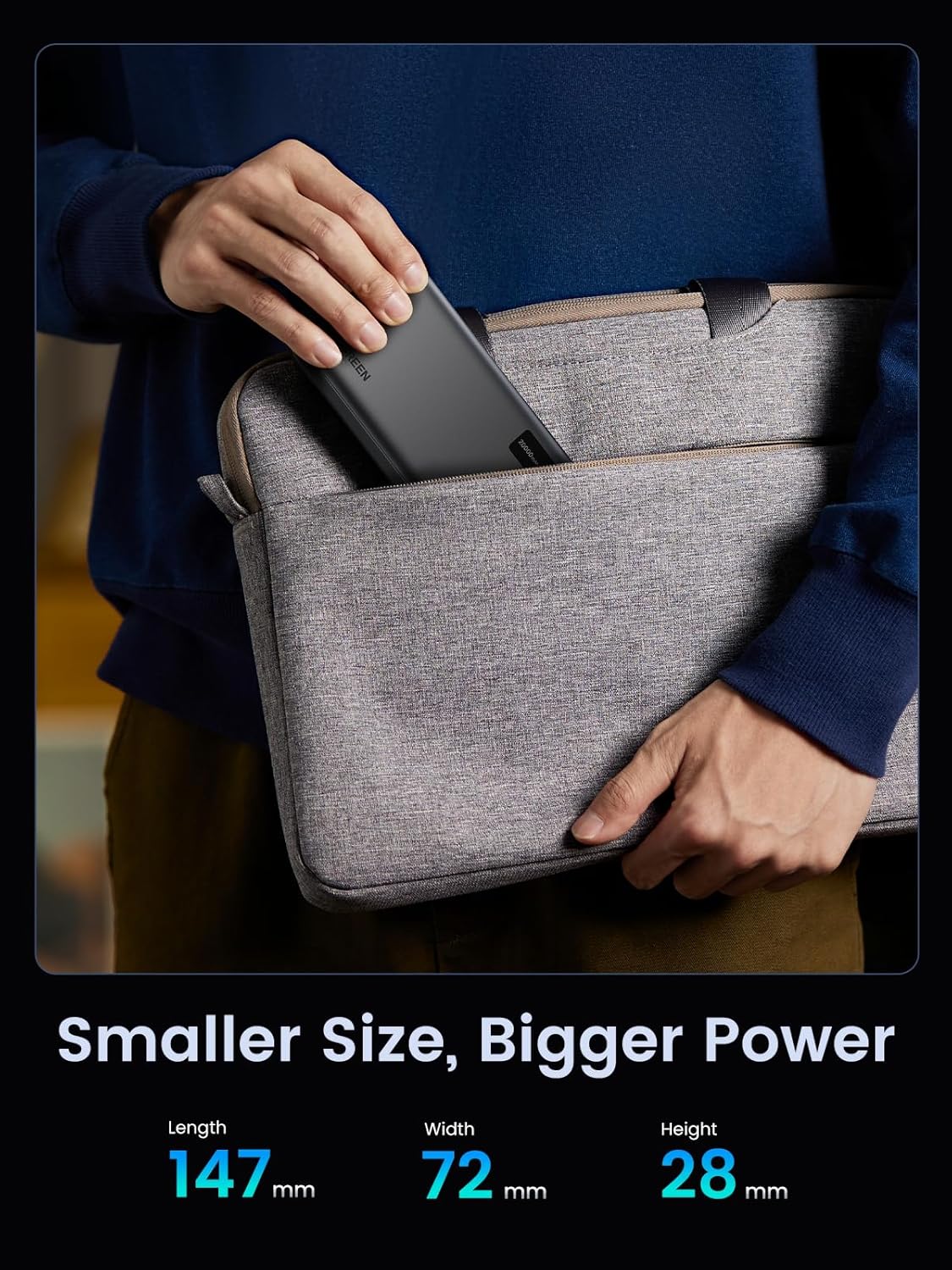 UGREEN 20000mAh Power Bank 20W PD QC 3.0 Two-Way Fast Charging Portable Charger iPhone Samsung Xiaomi OnePlus iPad (25683) Ugreen