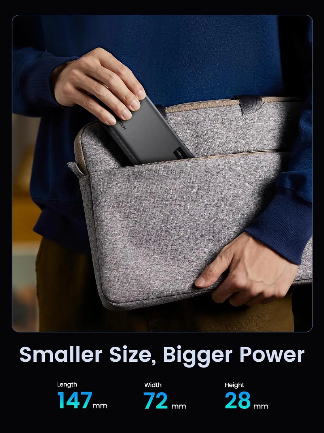 UGREEN 20000mAh Power Bank 20W PD QC 3.0 Two-Way Fast Charging Portable Charger iPhone Samsung Xiaomi OnePlus iPad (25683) Ugreen