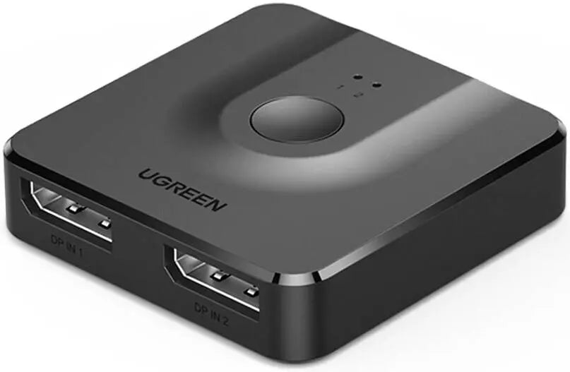 UGREEN CM430 DisplayPort Switch 4K Bi-Directional DP Splitter 2 Input 1 Output Monitor Switcher Computer Graphics Card (60622) Ugreen