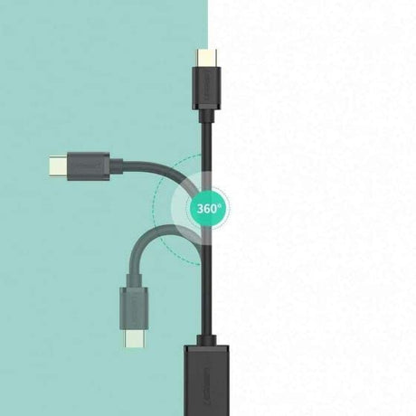 UGREEN USB C Male to USB 3.0 A Female Adapter Type C OTG Cable MacBook Pro Samsung Galaxy S10 S9 Note 9 Google Pixel (30701) Ugreen