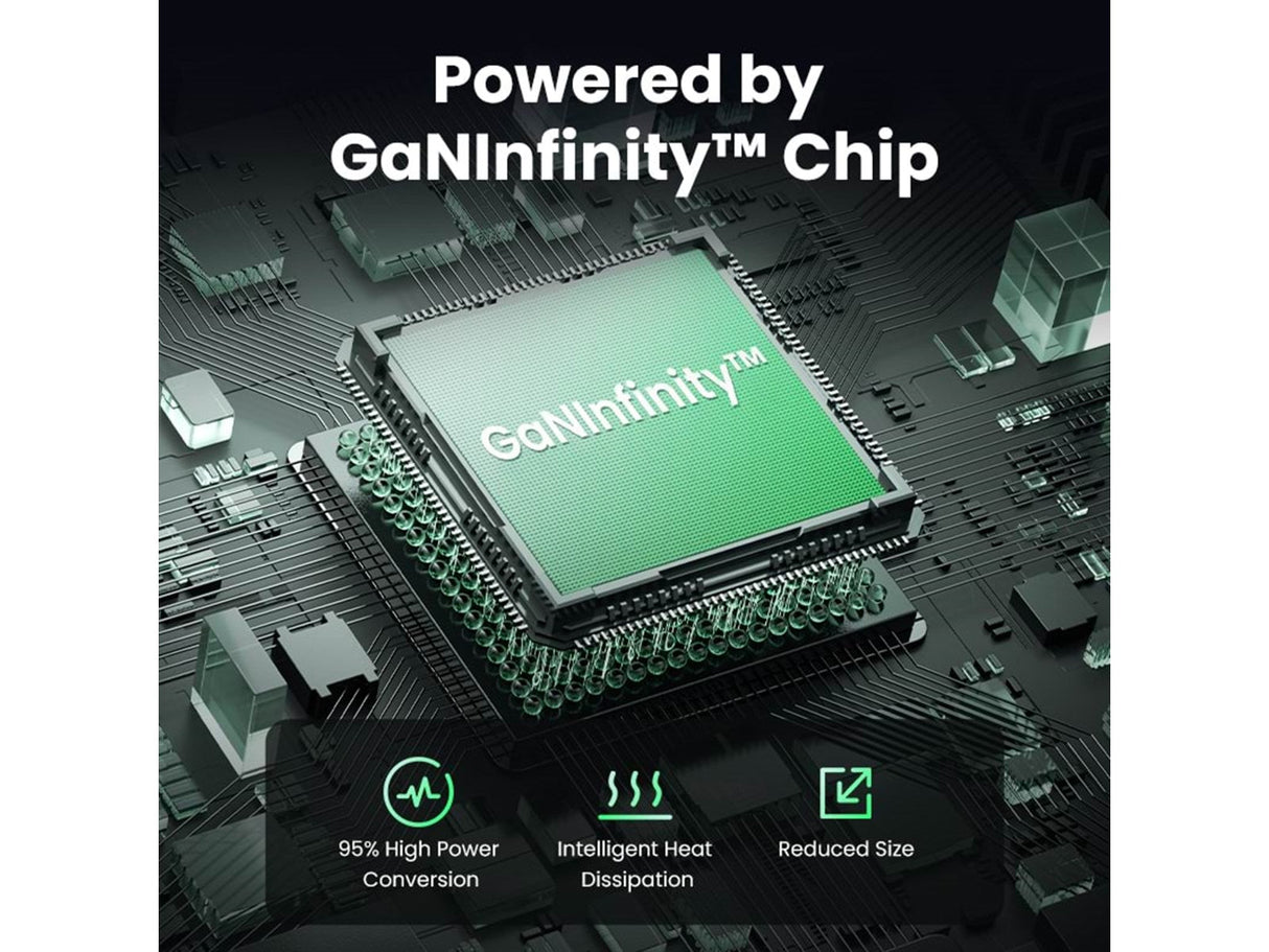 UGREEN Nexode S 65W GaN Fast Charger 3-Port USB-C Wall Charger 2 USB-C PD 1 USB-A MacBook iPhone 15 Galaxy iPad (35042) Ugreen