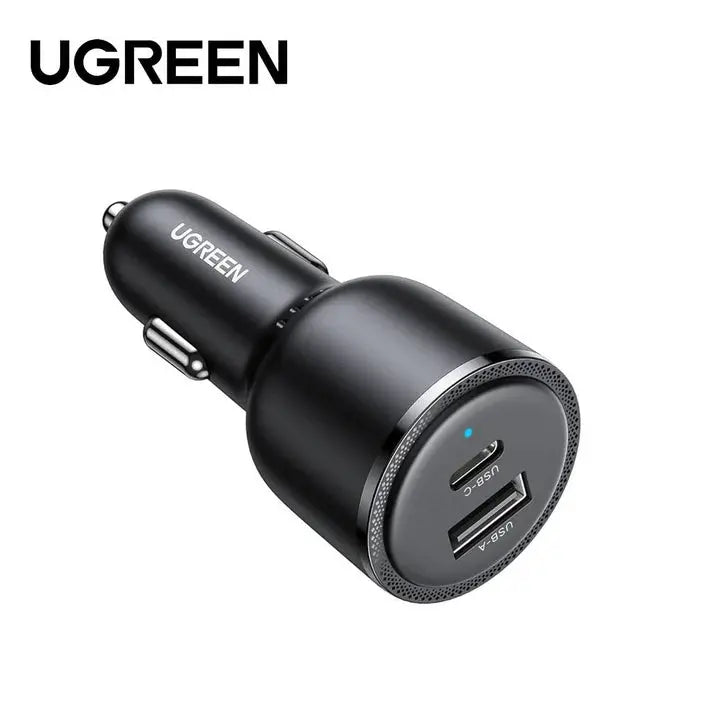 UGREEN 63W USB C Car Charger PD 45W PPS QC3.0 18W Fast Charging iPhone 15/14 iPad MacBook Samsung Galaxy S25/S24 (35023) Ugreen
