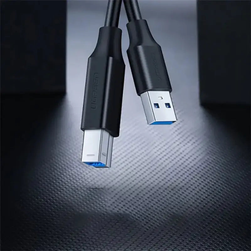 UGREEN USB 3.0 A to B Printer Cable 1M High Speed Male to Male HP Canon Epson Brother Printer Scanner Fax Drive (30753) Ugreen