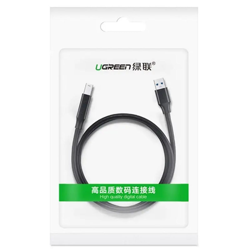 UGREEN USB 3.0 A to B Printer Cable 1M High Speed Male to Male HP Canon Epson Brother Printer Scanner Fax Drive (30753) Ugreen