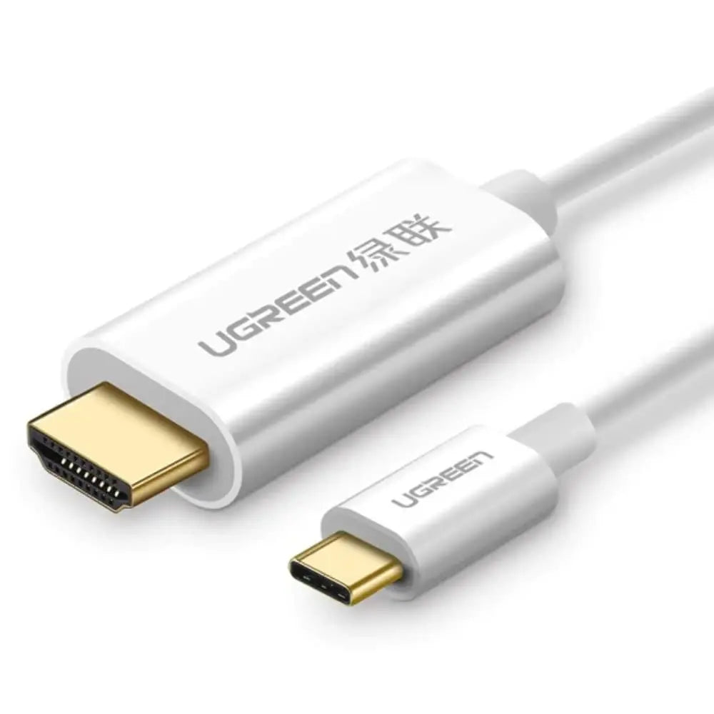 UGREEN USB Type C to HDMI Cable 1.5M 4K 30Hz USB-C Male HDMI Male Adapter ABS Case MacBook iPad Samsung Dell XPS (30841) Ugreen