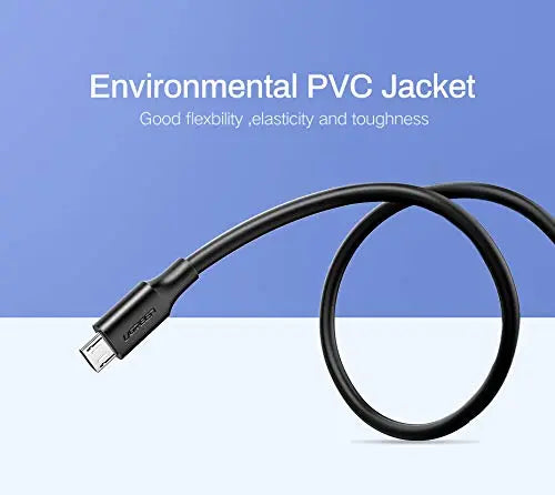 UGREEN 2M USB-A to Micro USB Cable USB 2.0 Data Sync Charging Cord Nickel Plated Android PS4 Controller Camera 60138 Ugreen
