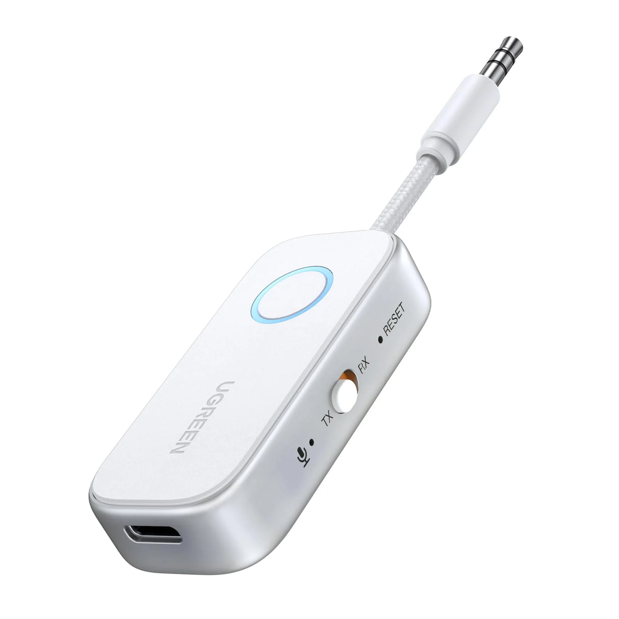 UGREEN Bluetooth 5.4 Transmitter and Receiver 2-in-1 Wireless Audio Adapter for TV, Car, Airplane & Headphones (45812)