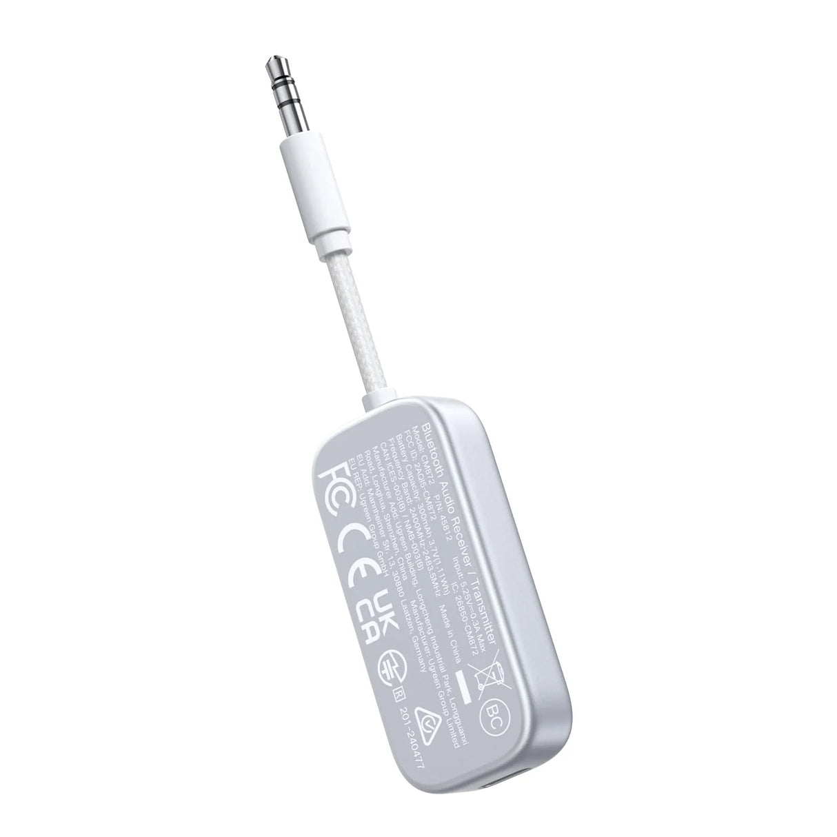UGREEN Bluetooth 5.4 Transmitter and Receiver 2-in-1 Wireless Audio Adapter for TV, Car, Airplane & Headphones (45812)