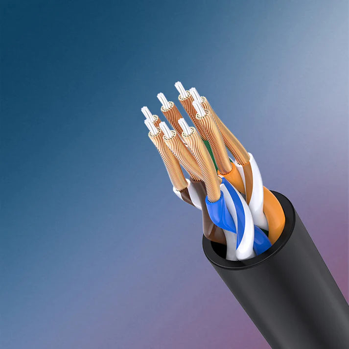 UGREEN 1M Cat6A Ethernet Cable, RJ45 UTP, 10Gbps High-Speed Network Cable, 70332 (Black)