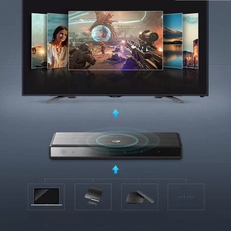 UGREEN 5-in-1 HDMI 2.0 Switch, 5 Input 1 Output HDMI Splitter with Remote, Supports 4K@60Hz, HDR, 3D, HDCP 2.2, Compatible with TV, Monitor, Projector, PS5, Xbox, Blu-ray, Fire Stick, Laptop – Black (50710) Ugreen