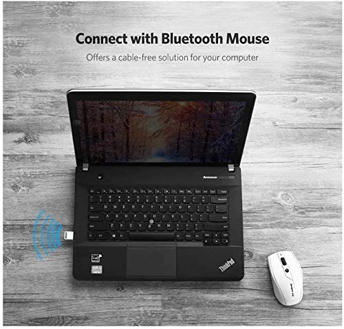 UGREEN USB Bluetooth 4.0 Adapter Dongle Receiver PC Windows 10/8.1/8/7/XP Desktop Laptop Mouse Keyboard Headsets Speakers 30524 Ugreen