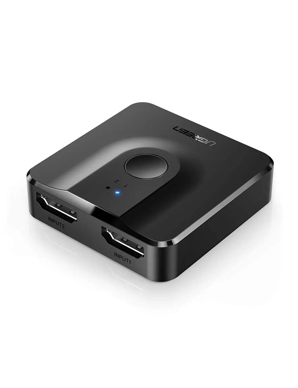 UGREEN 2 इन 1 आउट बाई-डायरेक्शनल HDMI स्विचर 4K@60Hz HDMI स्प्लिटर, ब्लू-रे प्लेयर, रोकू, टीवी स्टिक, निनटेंडो स्विच, Xbox, PS4, HDTV, मॉनिटर, प्रोजेक्टर आदि के लिए 3D सपोर्ट करता है। (50966)