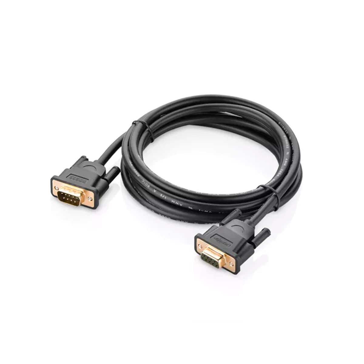 UGREEN DB9 RS232 Male to Female Cable 1.5M - Serial Extension Adapter for COM Port Devices | Model 20145 Ugreen