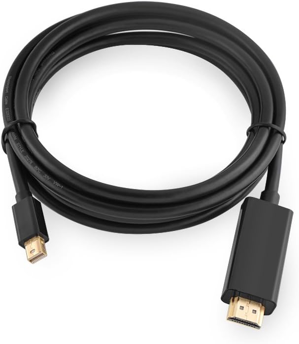 UGREEN Mini DisplayPort to HDMI Cable 1.5M Thunderbolt 2 4K 30Hz mDP HDMI Male MacBook Air Pro iMac Surface Monitor (20848) Ugreen