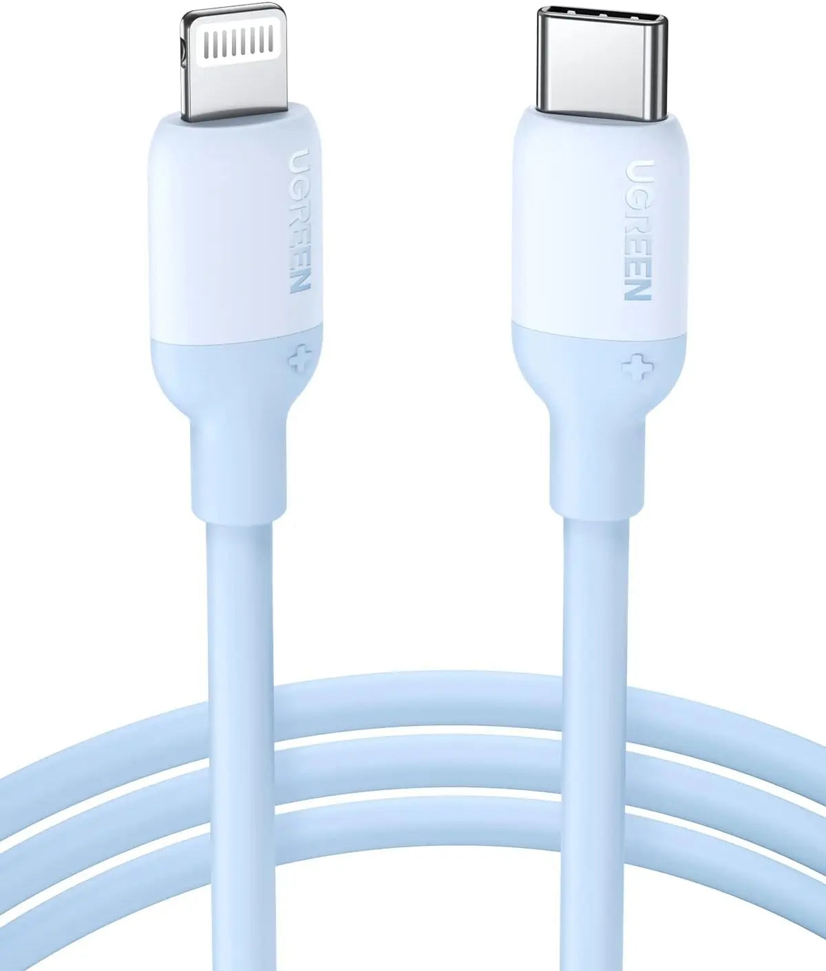 UGREEN 1M USB-C to Lightning Cable MFi Certified PD Fast Charging Data Sync iPhone 15 14 13 12 iPad AirPods 20313