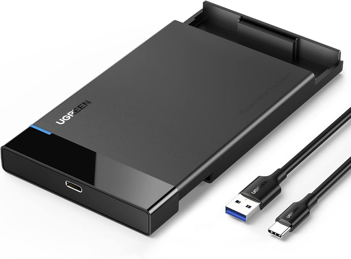 UGREEN 2.5 Inch SATA Hard Drive Enclosure, USB-C - image 1