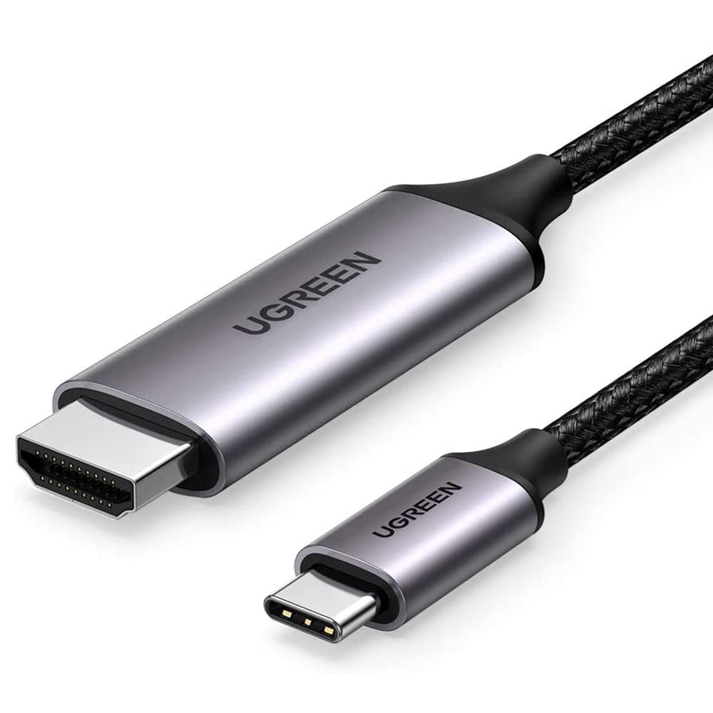 UGREEN USB Type C to HDMI Cable 1.5M Aluminum Shell Double Nylon Braided Thunderbolt 3 4K 60Hz Male to Male (50570) Ugreen