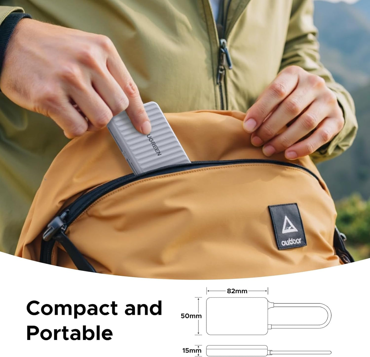 UGREEN USB-C SD & MicroSD Card Reader with Storage Case – High-Speed 5Gbps Adapter (2×SD + 2×MicroSD) for DSLR Cameras, Smartphones, Tablets, MacBook, iPad (55886)