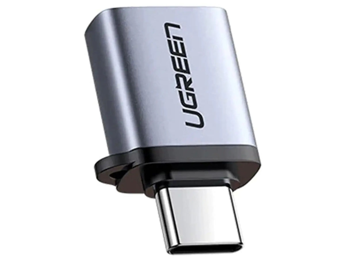 UGREEN Type C Male to USB 3.0 A Female Adapter Cable Lanyard 5Gbps High Speed Data Transfer PC Laptop MacBook Space Gray 50283