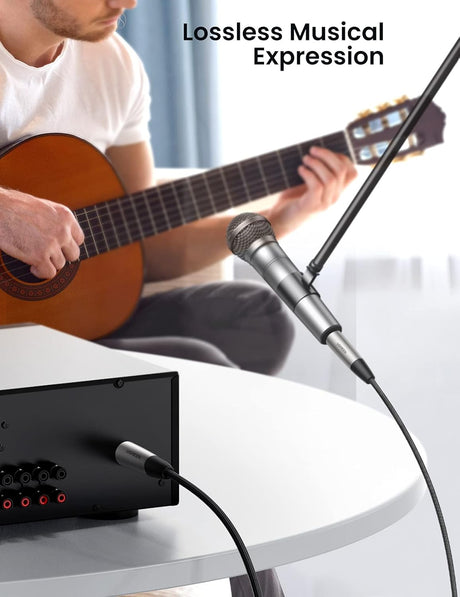 UGREEN 2M XLR Male to Female Microphone Cable Nylon Braided Zinc Alloy Shure SM Compatible Mixer Amplifier 20500 Ugreen