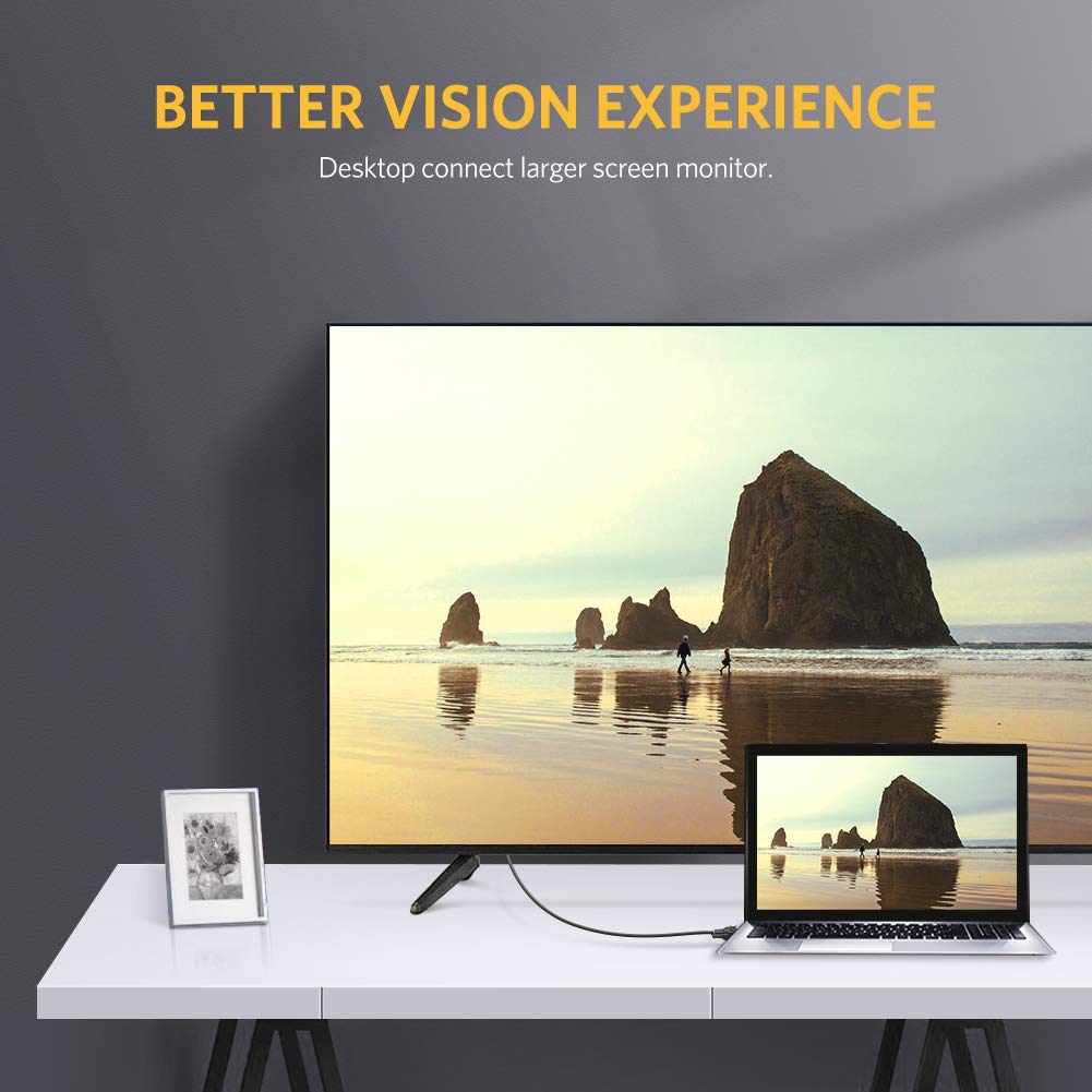 UGREEN 2M DVI-D 24+1 Dual Link Male to Male Digital Video Cable Gold Plated Ferrite Core 2560x1600 Gaming DVD Laptop HDTV 11604 Ugreen