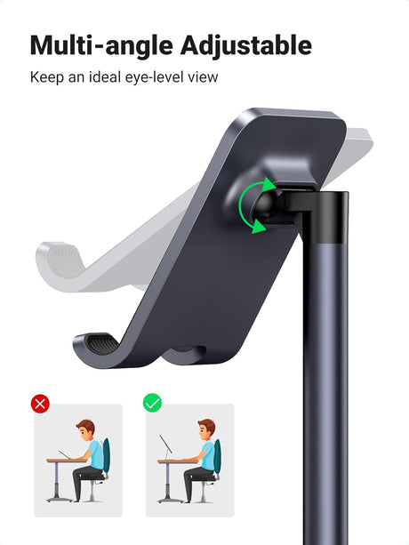 UGREEN Adjustable Phone Stand Multi-Angle Desk Stand 4-7.9 Inch iPhone 15 Pro 14 13 12 Samsung Galaxy S23 Cell Phone 60324 Ugreen