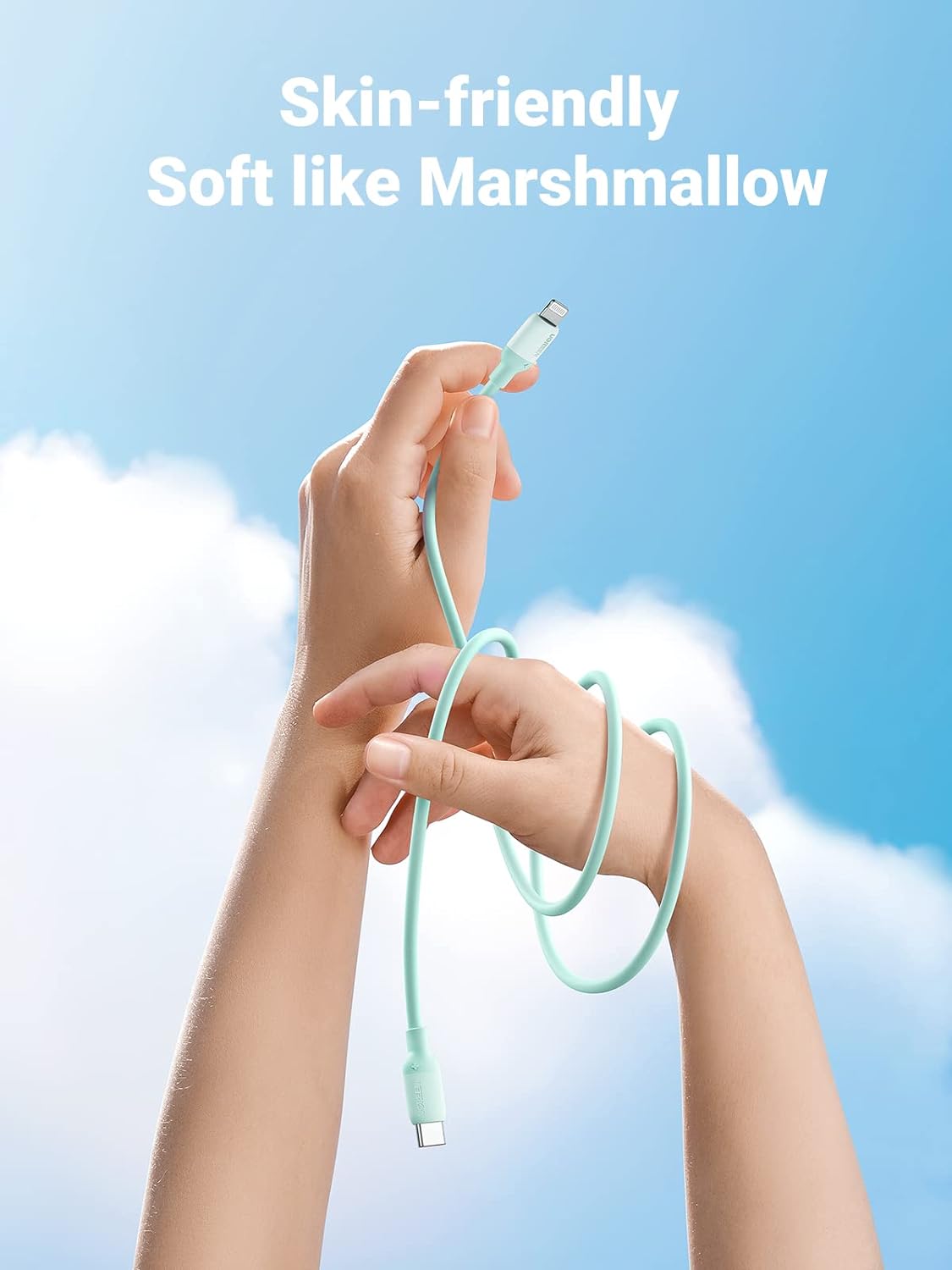 UGREEN 1M USB-C to Lightning Cable MFi Certified PD Fast Charging Data Sync iPhone 15 14 13 12 iPad AirPods 20308 Ugreen