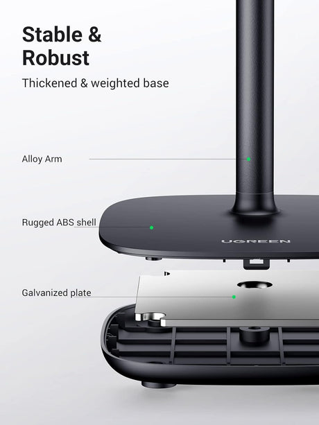 UGREEN Adjustable Phone Stand Multi-Angle Desk Stand 4-7.9 Inch iPhone 15 Pro 14 13 12 Samsung Galaxy S23 Cell Phone 60324 Ugreen