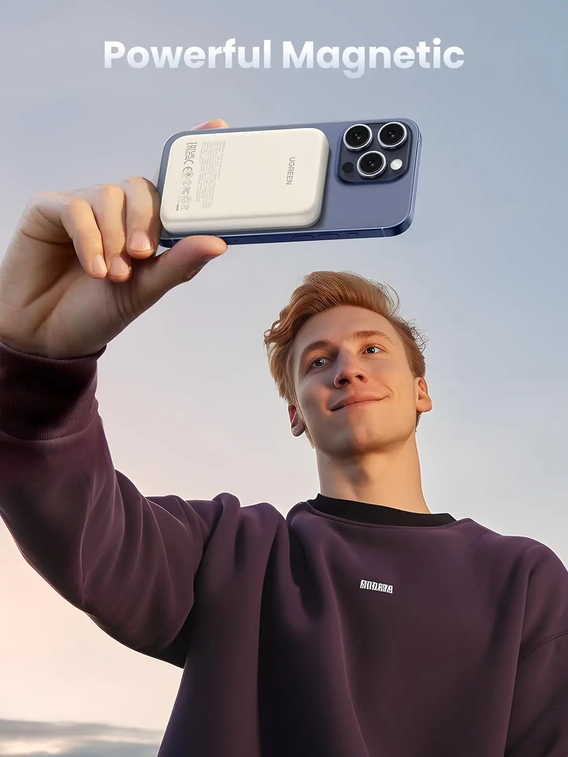 UGREEN 20W Magnetic Wireless Power Bank 10000mAh Portable Charger USB-C PD Fast Charging iPhone 15 14 13 12 25208