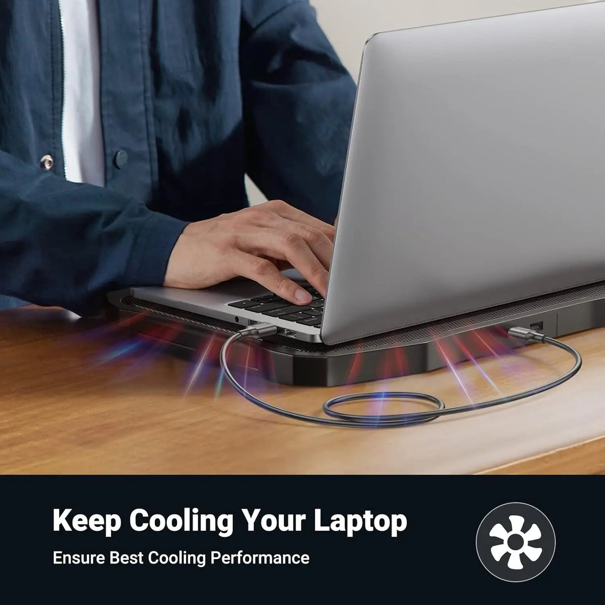 UGREEN USB to USB Cable 5Gbps USB 3.0 Nylon Durable Male to Male Hard Drive Camera DVD Player TV Hub Monitor 6.6ft 2M (10371) Ugreen