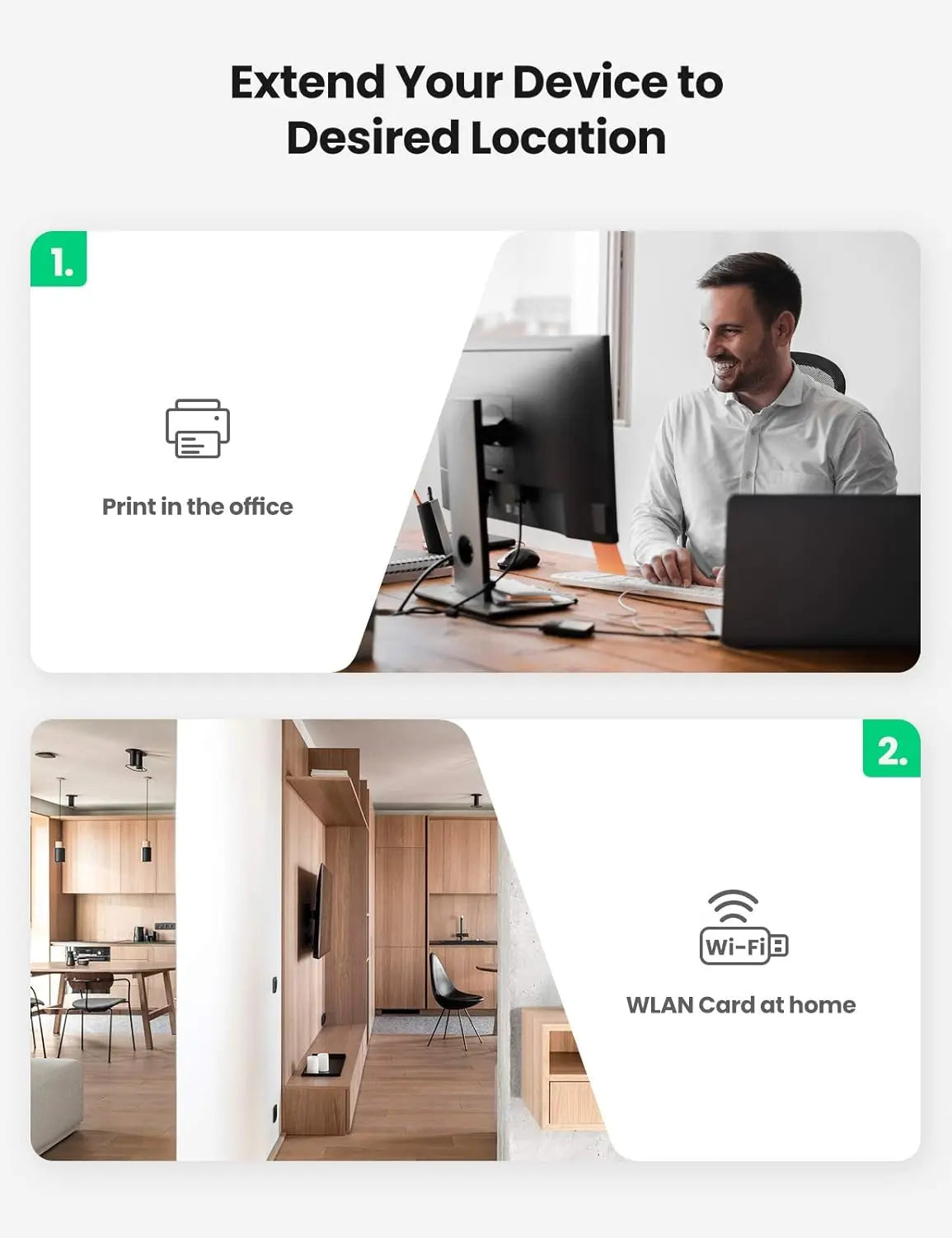 UGREEN USB 2.0 Active Extension Cable 10M Signal Booster Repeater A Male to Female Keyboard Mouse Printer Webcam (10321) Ugreen
