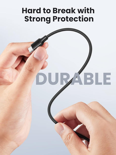 UGREEN USB C 2.0 Cable 2M 60W Male to Male Power Delivery 2.0 QC 2.0/3.0 Fast Charging Type-C Data Transfer Cable (10306) Ugreen