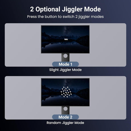 UGREEN Bluetooth 5.4 Adapter Mouse Jiggler USB Dongle Computer Laptop Mouse Mover Switch Button 2 Jiggle Mode Plug Play (35994) Ugreen