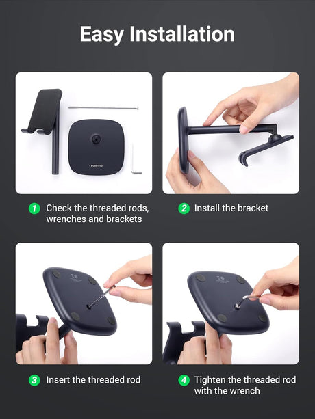 UGREEN Adjustable Phone Stand Multi-Angle Desk Stand 4-7.9 Inch iPhone 15 Pro 14 13 12 Samsung Galaxy S23 Cell Phone 60324 Ugreen